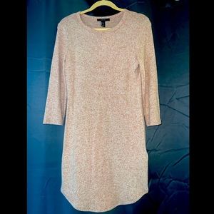 Forever 21 Apricot/Cream Sweater Dress